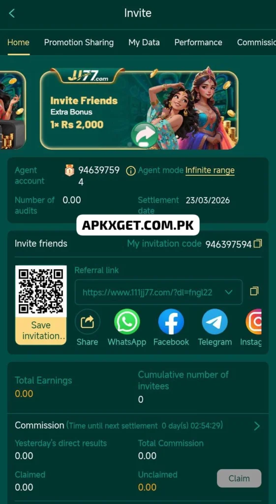 JJ77 Game Download app