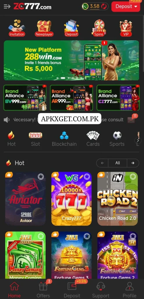 ZC777 Game new earning apk