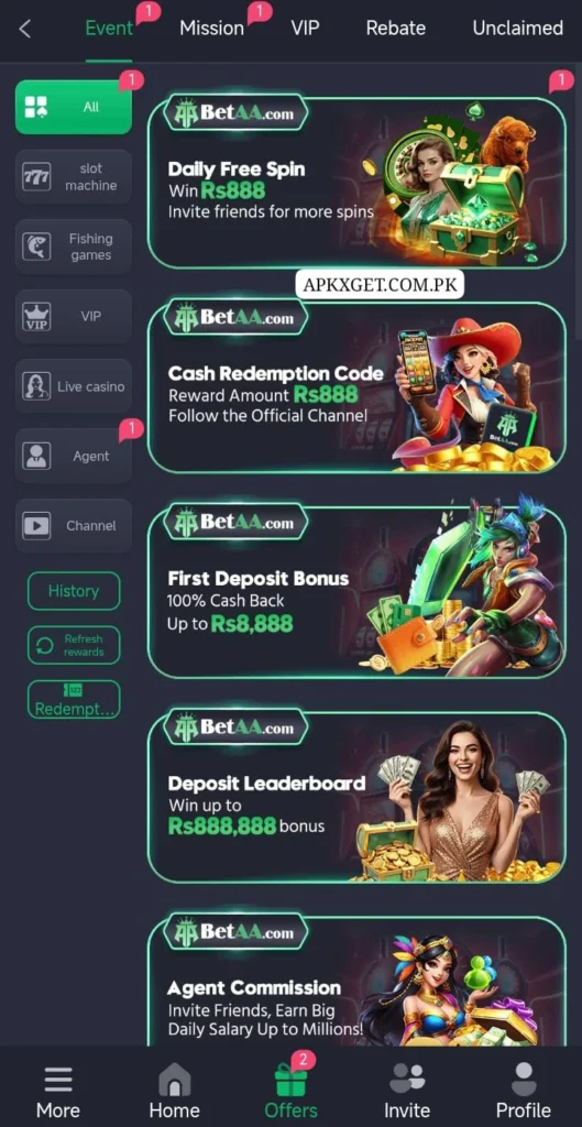 BetAA Game latest version apk
