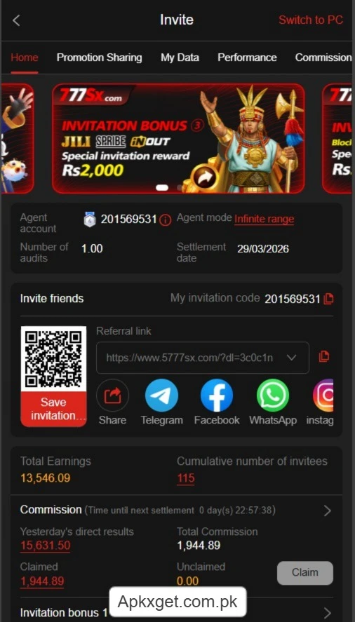777Sx game best earning app in 2026