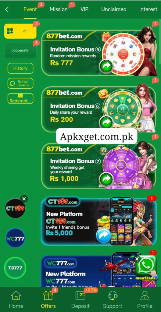 877Bet Game App