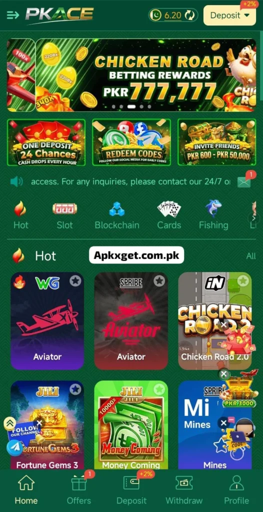 PKACE Game Apk