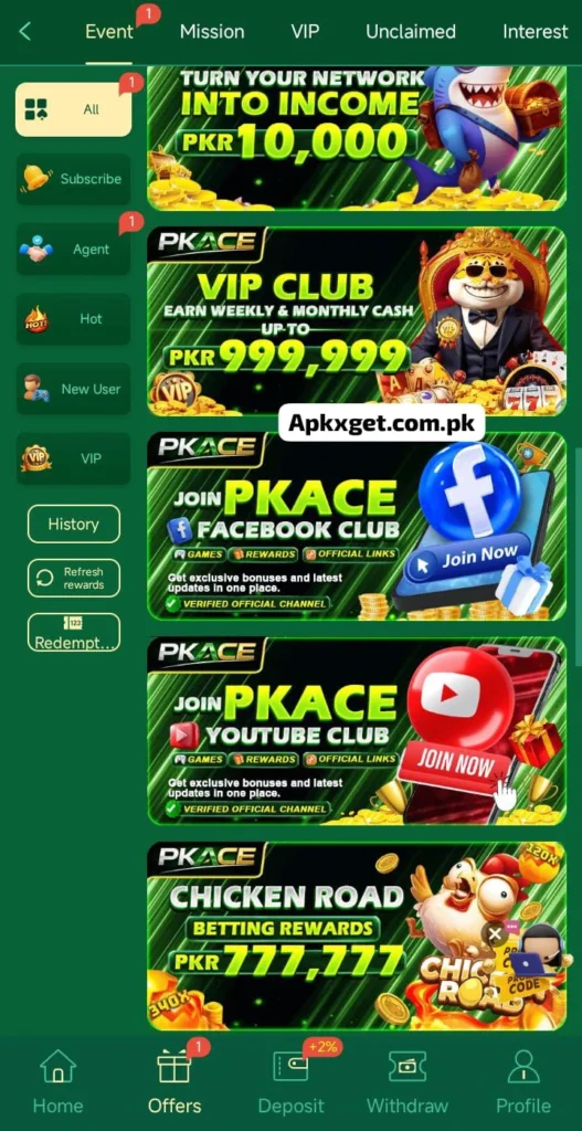 PKACE Game online earning game