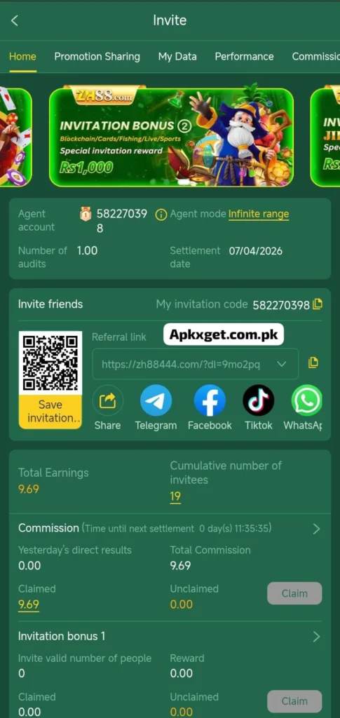 ZH88 Game latest earning apk