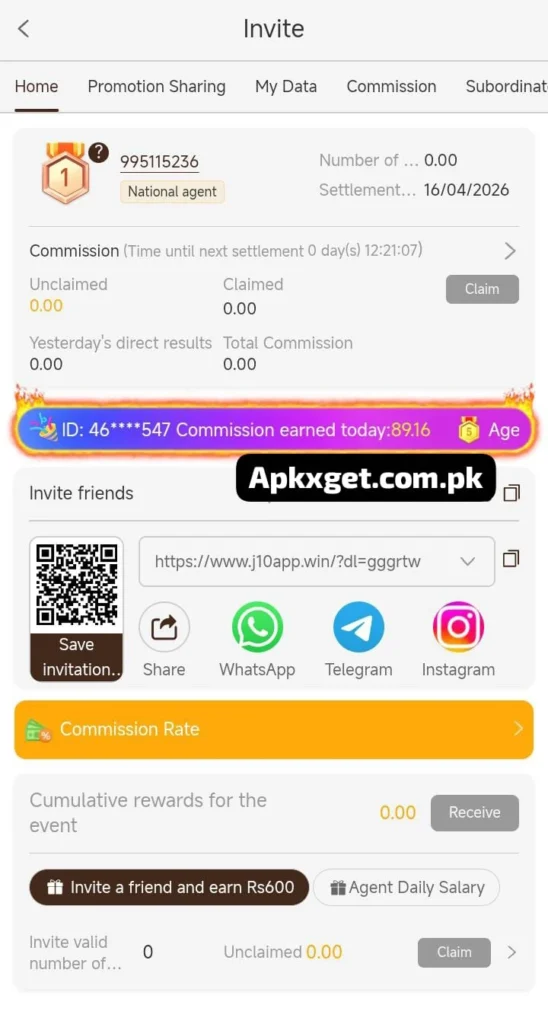 J10 Game latest version app in paksitan