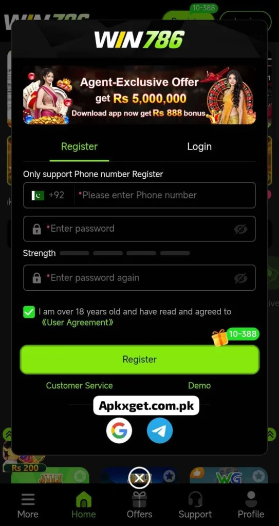 Win786 Game download apk