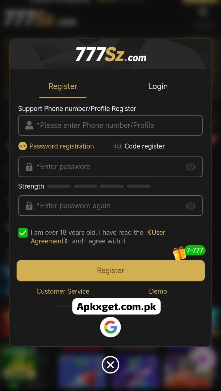 777Sz Game earning platform
