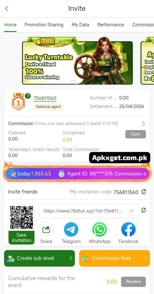786 lfun game latest earning platform in 2026