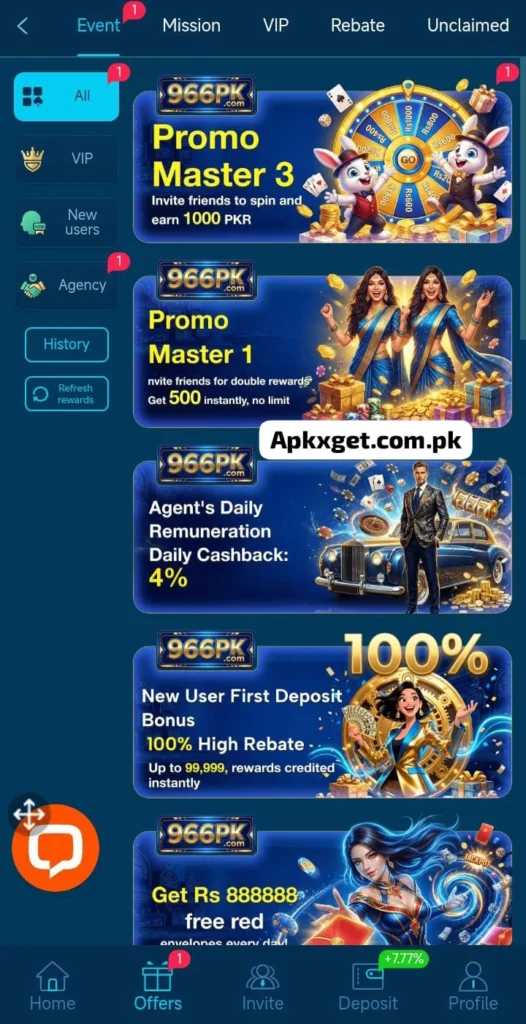 966 PK online platform