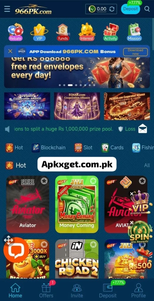 latest earning game in pakistan 966PK game