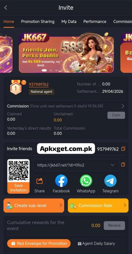 jk667 earning game