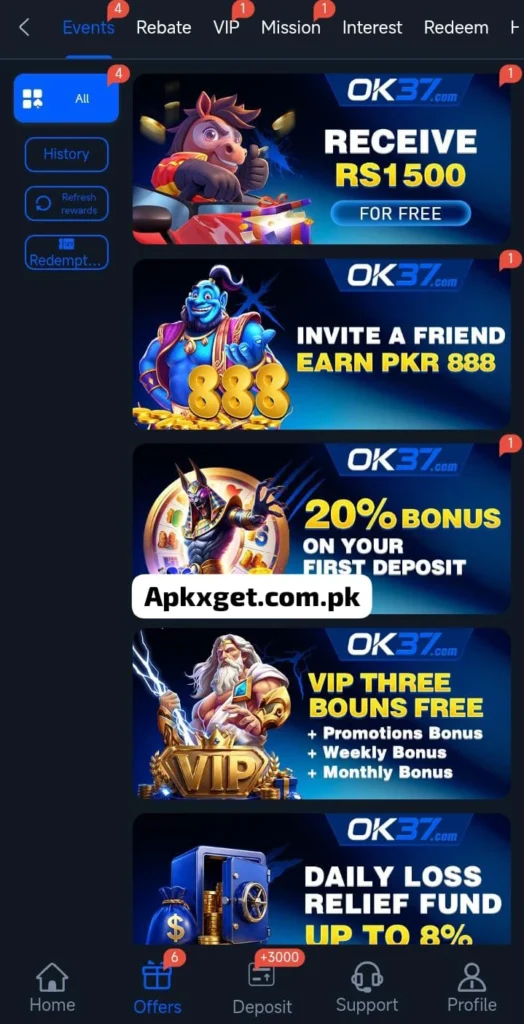 OK37 latest platform in pakistan