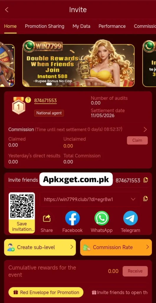 win7799 earning game