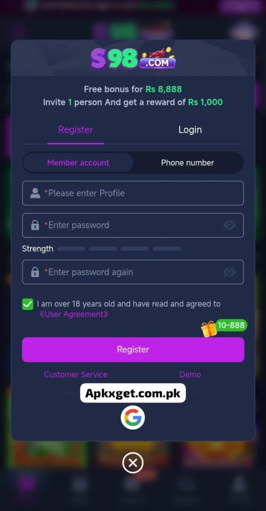 S98 latest version apk
