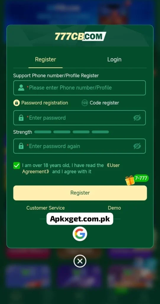 777CB online game