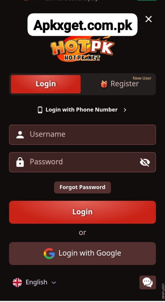 HOTPK Game Login