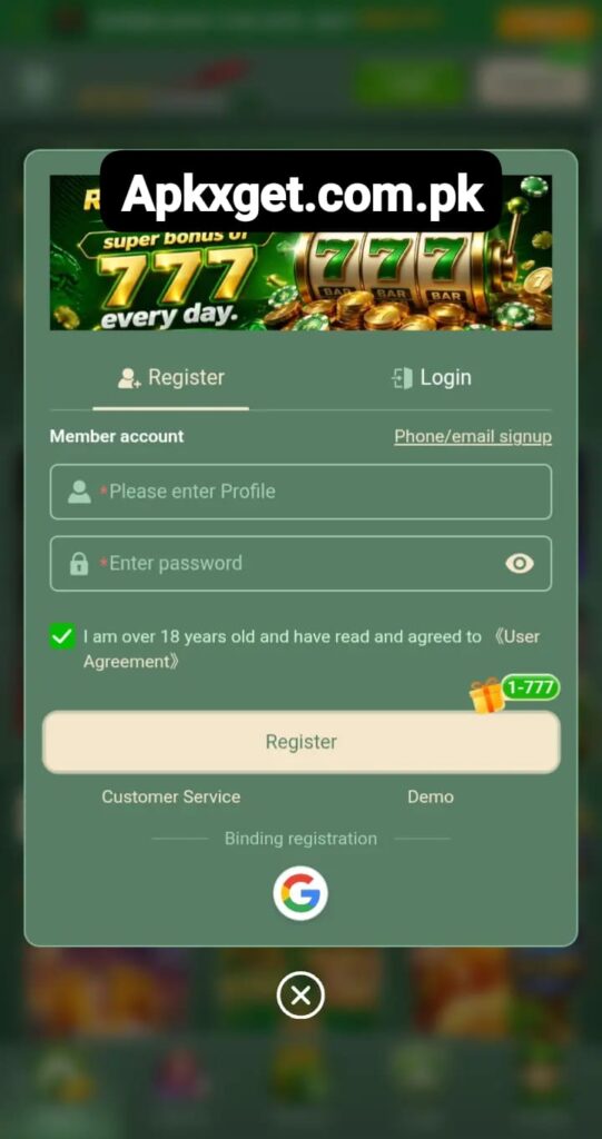 777STAKE Game Login
