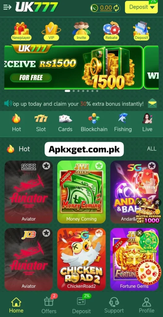 UK777 game download apk